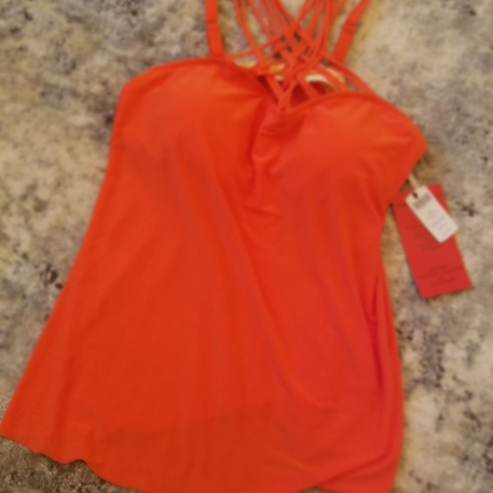 Magic suit coral tankini